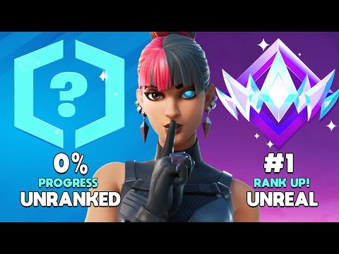 Unranked to UNREAL Solo Ranked Speedrun (Chapter 5 Season 2)
