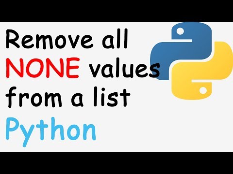 Python Remove None From List