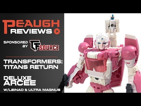 Video Review: Titans Return Deluxe ARCEE w/ Leinad & Ultra Magnus