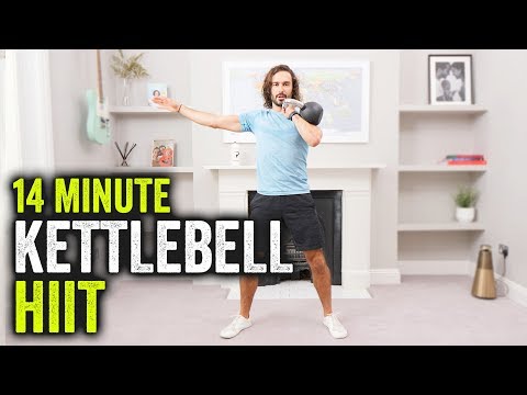 14 Minute Intermediate Home Kettlebell Workout | The Body Coach TV