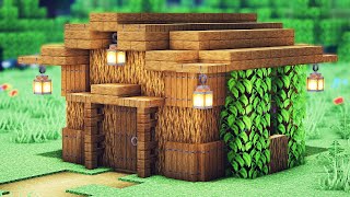 Download lagu Minecraft: How To Build a Starter Wooden Survival House mp3