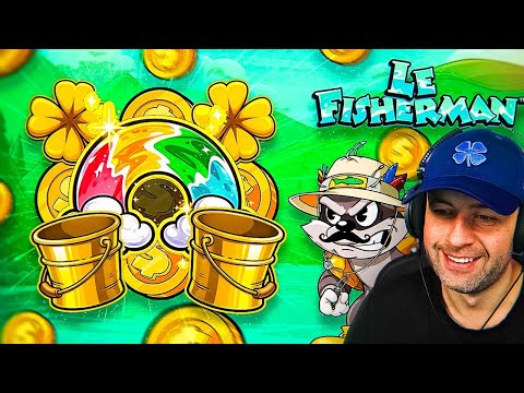 WE SPUN IN a MULTIPLE MAX BET BONUSES on LE FISHERMAN!!