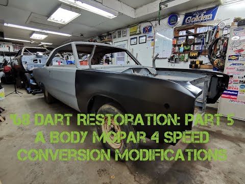 A Body Mopar 4 Speed conversion: 1968 Dodge Dart Restoration Part 5