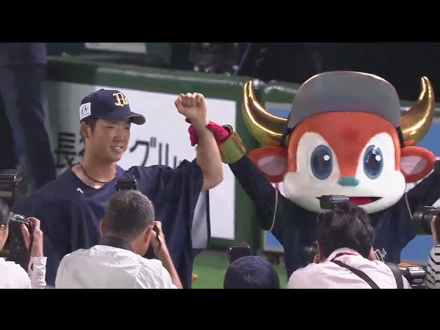 バファローズ・岩本投手ヒーローインタビュー 2018/8/4 H-Bs