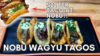 Can I Replicate Nobu's Wagyu Tacos At Home?