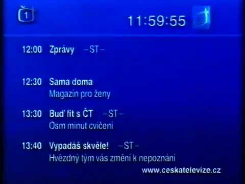ČT 1 - Zprávy ve 12 00 - 31.1 2006