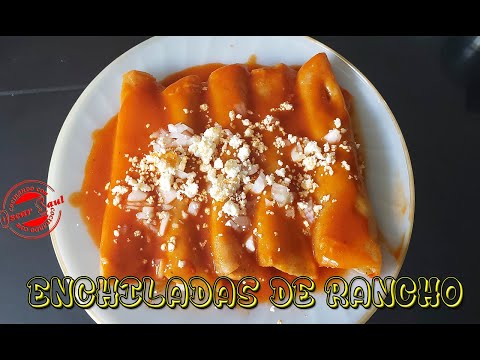 Enchiladas de Mole de masa de rancho estilo Jalisco