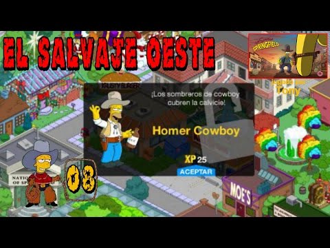 Los Simpson Springfield "El Salvaje Oeste, Cap. 8: "Homer Cowboy" por Tony