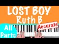 How to play LOST BOY by Ruth B | Piano Chords Tutorial