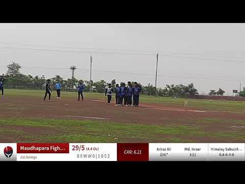 Live Cricket Match | Maudhapara Fighters Club (CLR9) vs Amanaka Super Lions (CLR9) | 11-Jul-21 06:54