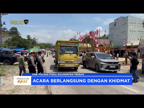 POLSEK BANAMA TINGANG KAWAL RITUAL TIWAH DI DESA PANGI