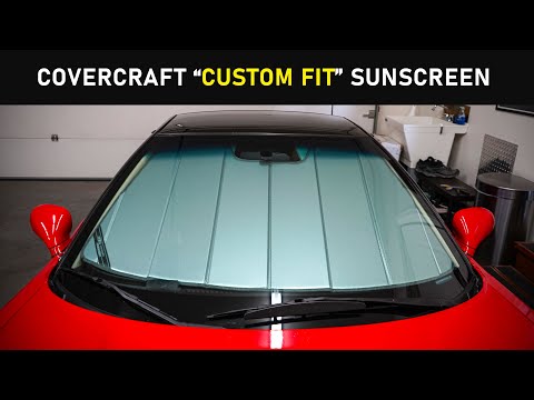 Testing CoverCraft "Custom" Sunshade for Acura NSX - Cool, but No Storage