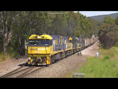 AUSTRALIAN TRAINS - Heavy Intermodal & Steel Interstate Trains across the country