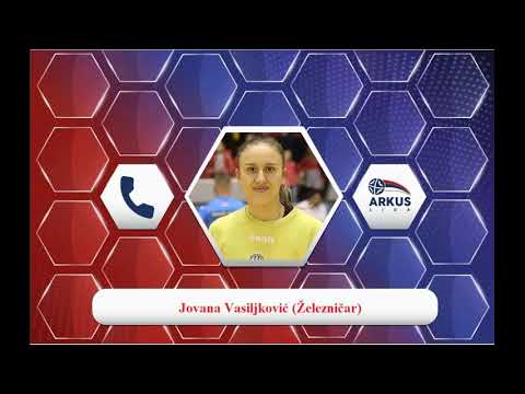 Najava 21. kola ARKUS lige za žene / Vasiljković Jovana - igračica Železničara