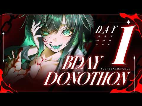 A Very… INTENSE Birthday Celebration Continued… 💚 BDAY DONOTHON DAY ONE【#CERSEABDAY2026】