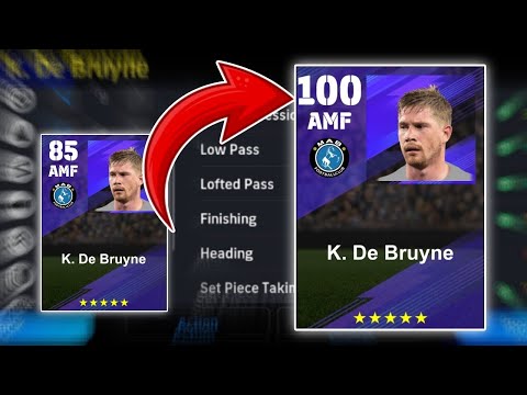 How To Max K. De Bruyne In eFootball || How To Train De Bruyne Max Level In efootball 🔔😇