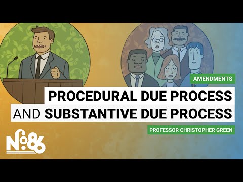 Procedural Due Process and Substantive Due Process