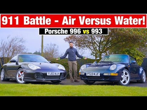 Thumbnail for Porsche 993 vs 996 911 Battle - Air Versus Water! Twin Test by Porsche 993