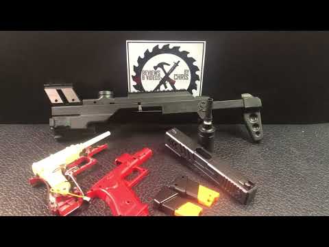 ANSTOY Glock 18 Gel Ball Blaster Carbine Kit Conversion Build Part 2
