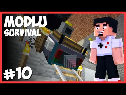 OTOMATİK MADEN MAKİNASI - Minecraft Modlu Survival - #10