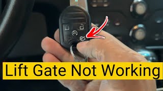 Ford Power Lift Gate Not Working || Liftgate module wiring issue solve