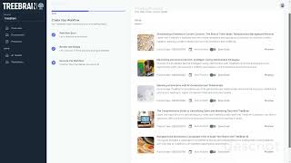 TreeBrain Workflow - Automate Shopify and Wordpress AI-Powered SEO Content