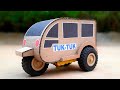 How To Make Monster TUK TUK From Cardboard DIY Auto Rickshaw
