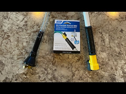 RV tank gauge says Full when empty. Easy fix using Camco RV Swivel Stick.
