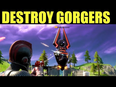 How to "Destroy gorgers" FORTNITE - Destroy gorgers LOCATION Guide (All Locations)