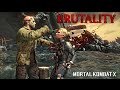 MORTAL KOMBAT X Jason Voorhees ALL BRUTALITIES HD 60fps MKX