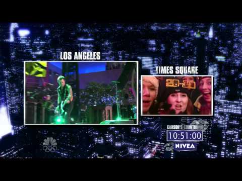 (HD) Green Day - Minority NBC's New Year's Eve 2010