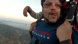 Rapping while Sky Diving in San Diego