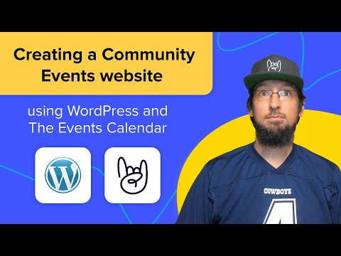 Creating Community Events Website using WordPress and The Events Calendar