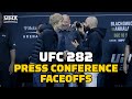 UFC 282 Press Conference Staredowns | UFC 282 | MMA Fighting