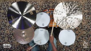 Video thumbnail for Meinl 22" Byzance Jazz Thin Ride Cymbal - 2238g (B22JTR-1081921N) by Memphis Drum Shop
