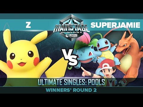 Z vs Superjamie - Winners' Round 2: Ultimate Singles Pools - Mainstage | Pikachu vs Pokemon Trainer