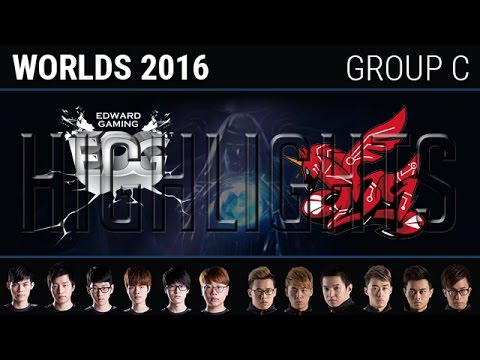 EDG vs AHQ Highlights, S6 World Championship 2016 Group D Day 2, Edward Gaming vs AHQ e Sports Club