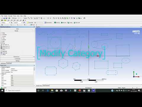 Ansys Workbench 101- Design Modeler- Part 3 Planes and Sketches(b)