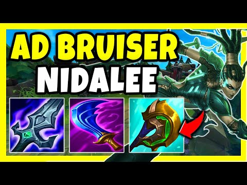 AD NIDALEE TOP COMPLETE DOMINATION BUILD! *NEW BEST BUILD* - League of Legends