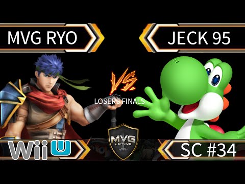 MVG Ryo (Ike) vs Jeck 95 (Yoshi) - SSB4  Losers Finals - Smash Wii U