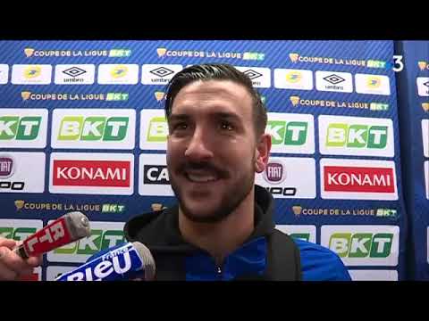 Réaction de Pablo Martinez après la victoire du Racing en demi-finale de coupe de la ligue