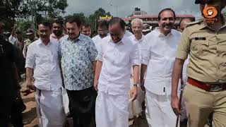 മുഖ്യമന്ത്രി VD സതീശൻ നിലയ്ക്കൽ ക്യാമ്പിൽ; ശബരിമല തീ?
