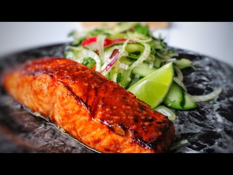 EPIC Salmon Recipe | Firecracker Salmon | Cucumber Fennel Salad