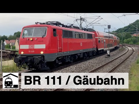 BR-111-Sandwich auf der Gäubahn wg. Streckensperrung