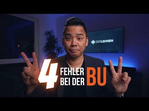 4 Fehler bei der Berufsunfähigkeitsversicherung | DAS solltest Du wissen!