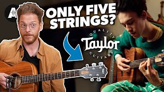 Video thumbnail for Jacob Collier Signature 5 String Taylor Acoustic Guitar! - Any Good? by Andertons Music Co