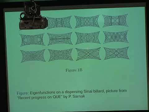 Hecke operators and quantum unique ergodicity (Manfred Einsiedler) 1-5