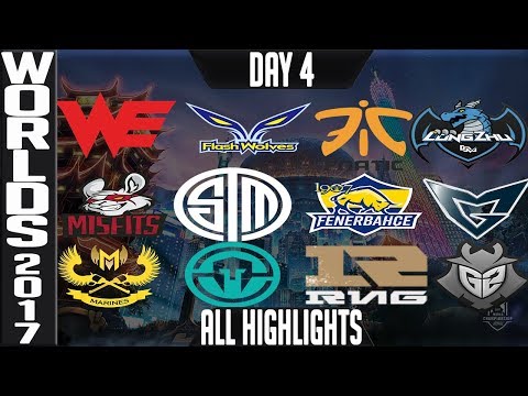 World Championship 2017 Highlights ALL GAMES Day 4 Groups - ALL Kills & Objectives Day 4 Worlds 2017