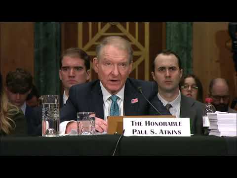 Rounds Questions Paul Atkins at a Banking, Housing, and Urban Affairs Committee Hearing