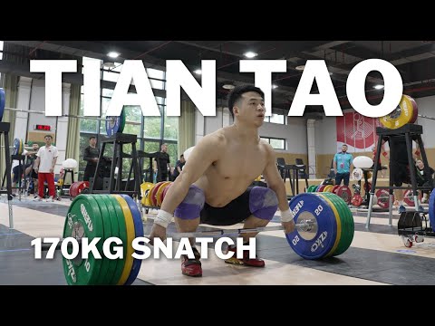 Tian Tao 170kg Snatch Session｜2023 Asian Games